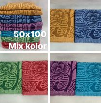 Ręczniki frotte 100%bawełna Rozmiar: 50x100 cm Kod: 5793