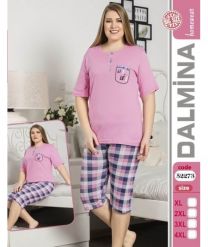 Piżama Damska 100% Bawełna Plus Size Rozmiar: XL-4XL Kod: EAD52-52273