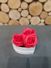 Flower box pachnący mydlany bukiet kwiatowy kod: 2490