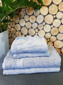 Komplet ręczników SZARY 70x140 + 50x90  Kod: A123-1