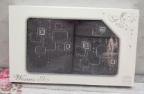 Komplet ręczników 3-częściowy MIX WZÓR 100% bawełna Kod: R-735