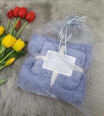 Komplet ręczników z mikrofibry JEANSOWY Kod: NN-04