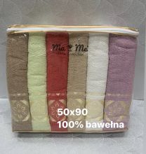 Ręczniki Tureckie 100% bawełna Rozmiar  50x90 cm Kod: 9840E