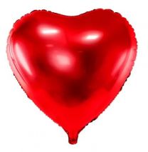 Balon foliowy serce CZERWONY 50 cm Kod: 4GDC04-001