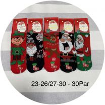Skarpety świąteczne bawełniane dziecięce Rozmiar: 23-26/27-30 Kod IMG5756