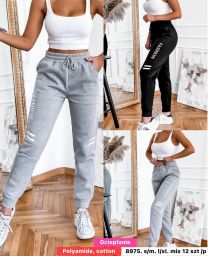 Spodnie dresowe damskie Rozmiar: S-XL Kod: 8975-1